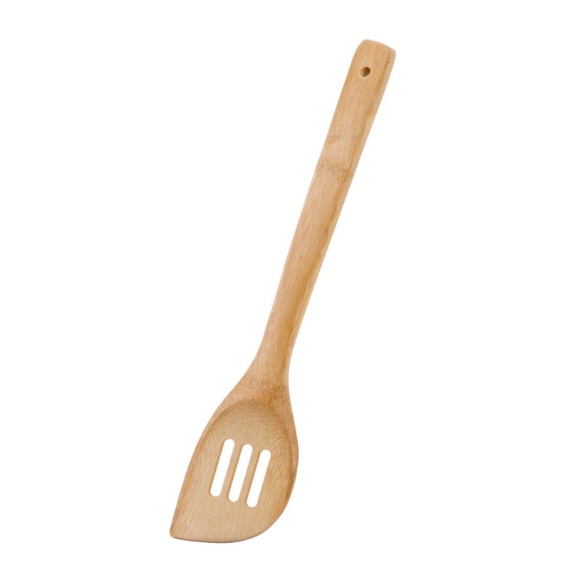13" Bamboo Slotted Spatula