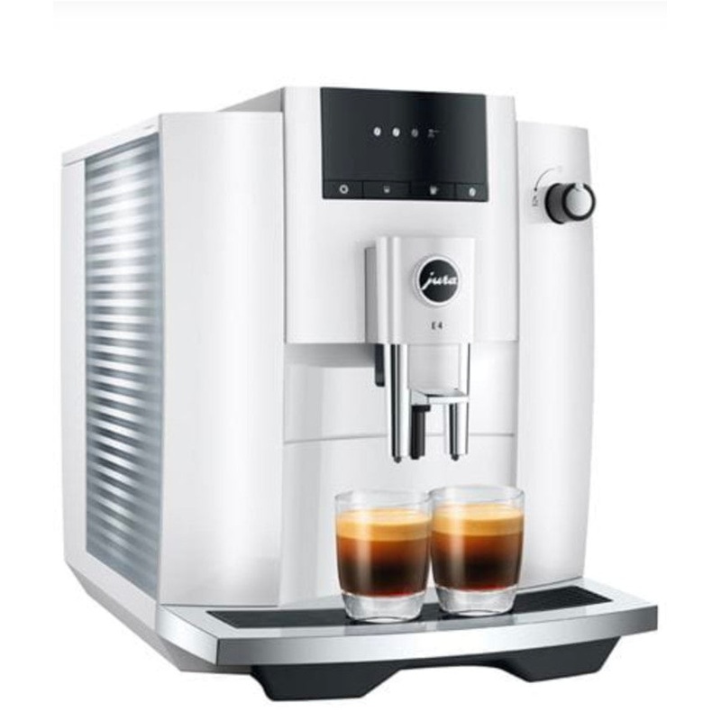 E4 Piano White Espresso Machine