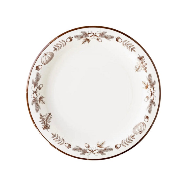 Harvest Botanical Paper Plate