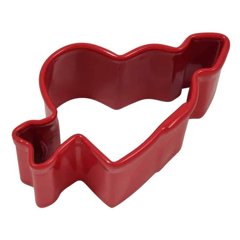--MINI HEART & ARROW COOKIE CUTTER RED 1.75