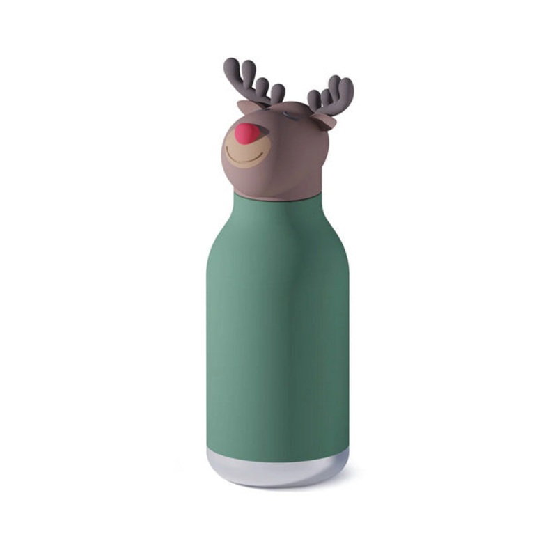 Stainless Water Bottle Bestie Reindeer