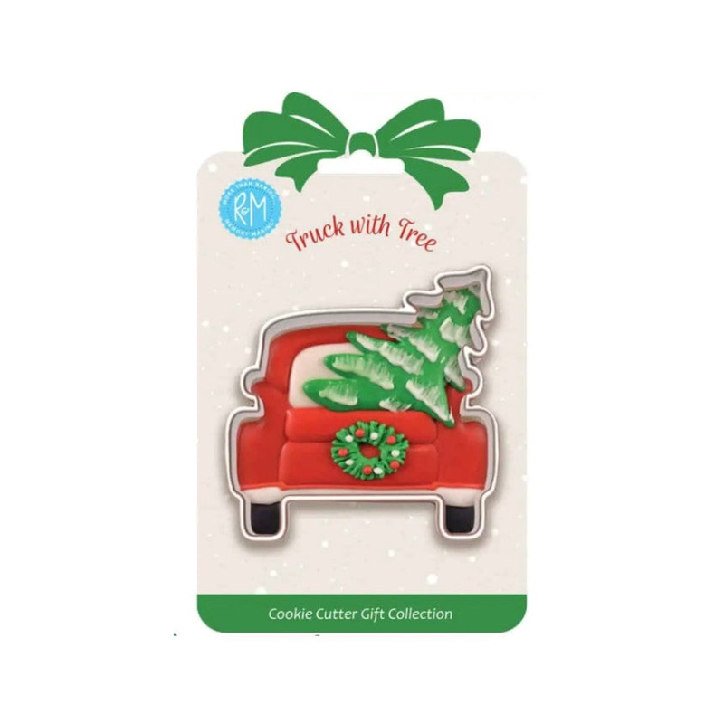 Truck w/Tree Cookie Cutter 3.75"