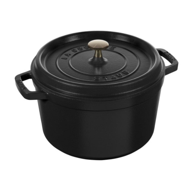 5 QT ROUND TALL COCOTTE MATTE BLACK
