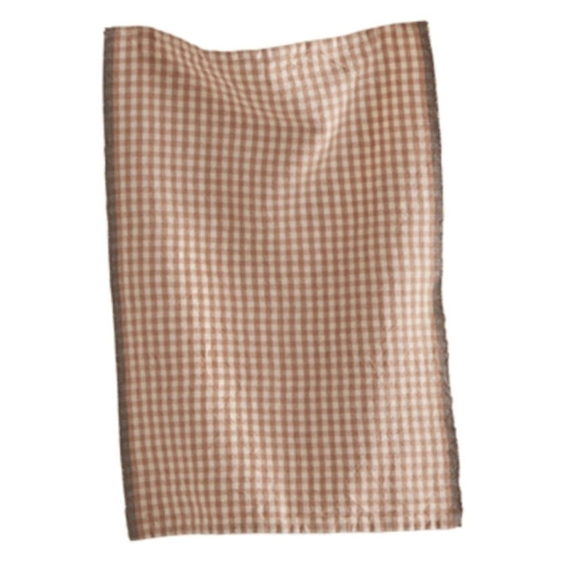 BLUSH  LN & CTN CHECK TOWEL