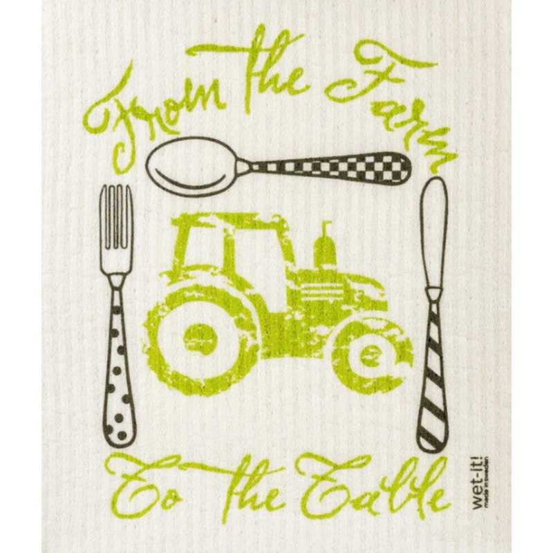 Farm to Table Swedish Dishcloth