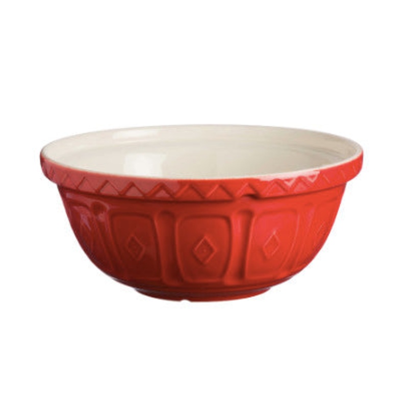 Red Mixing Bowl 10.25"
