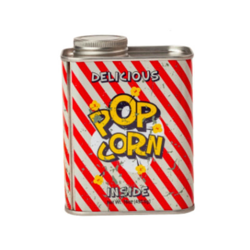 Retro Delicious Popcorn Tin