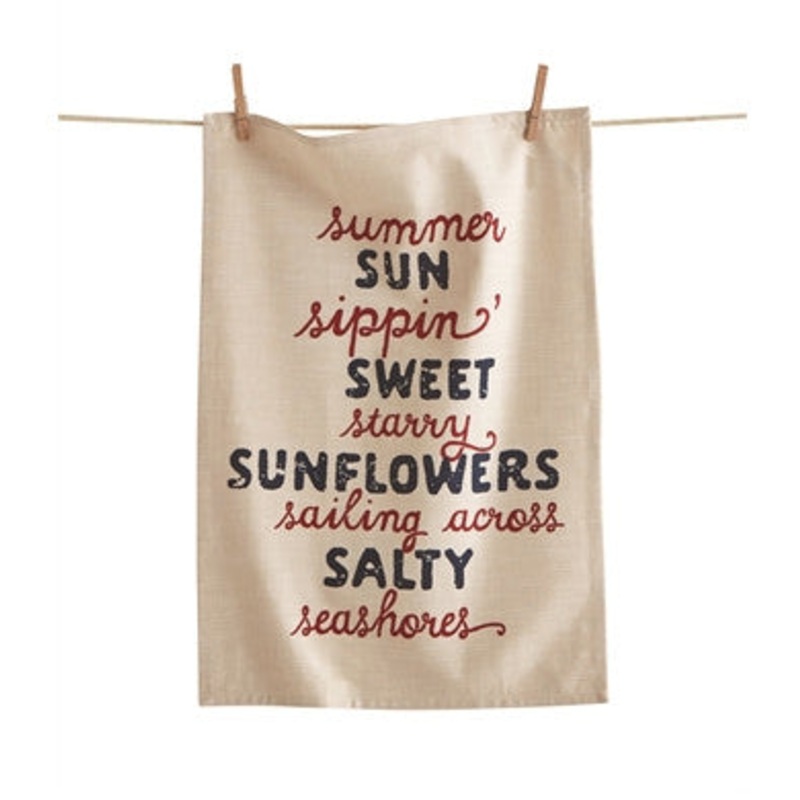 Summer Sun Sippin Towel