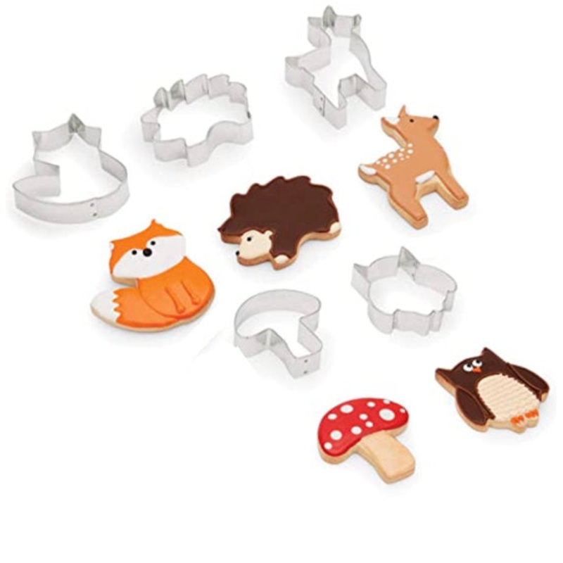 Woodland Animal Cutter 5/set