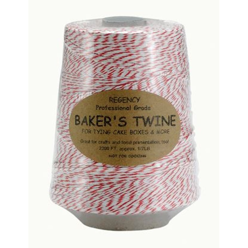 Bakers Twine 1.5 Lbs Red and White