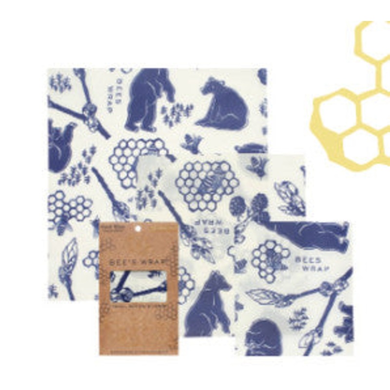 Bear Print - 3 set of assorted wraps