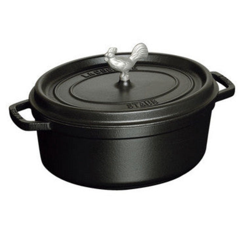 BLACK MATTE 5.75 QT COQ AU VIN COCOTTE