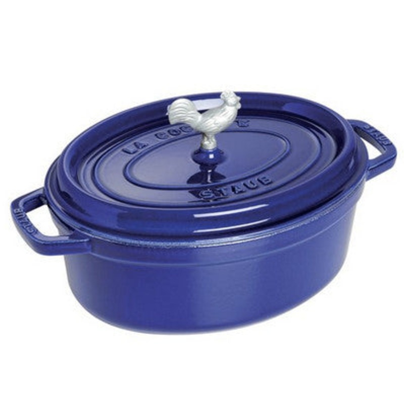 DARK BLUE 5.75 QT COQ AU VIN COCOTTE