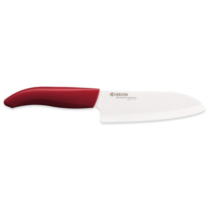 Red 5.5  Santoku Knife