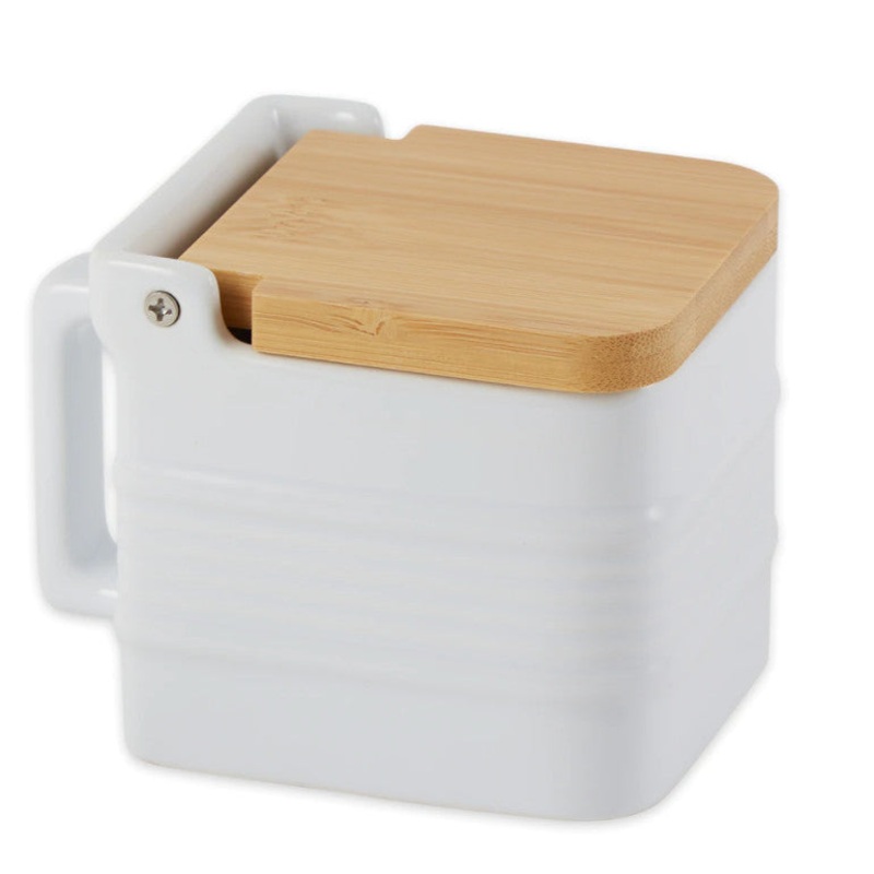Stoneware Salt Box