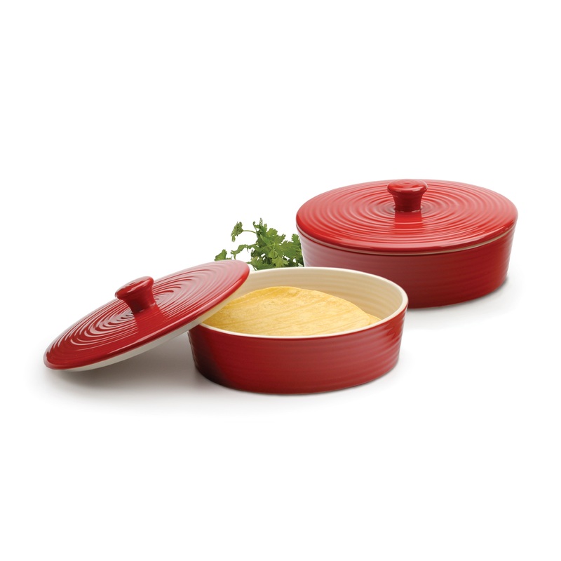 10" Red Tortilla Warmer