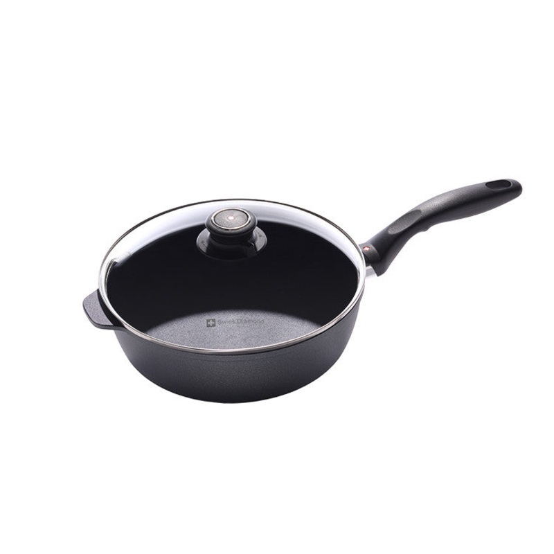 --3.2 qt Saute Pan with Lid Non Stick