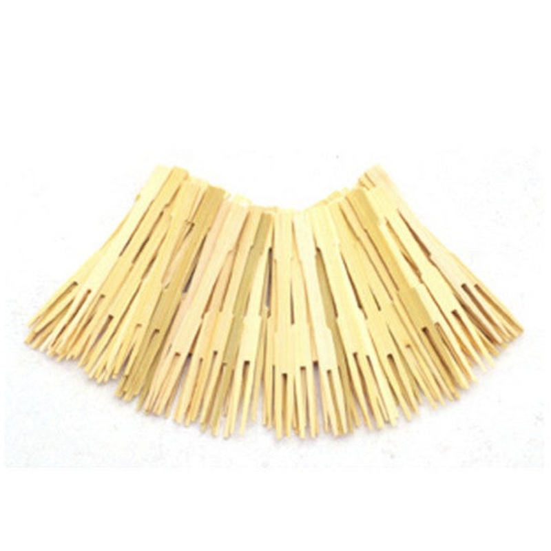 Bamboo Party Forks 72 pack