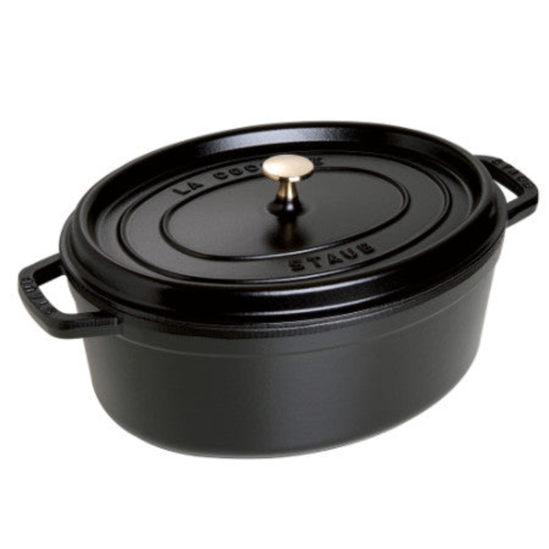 --BLACK MATTE 8.5 QT OVAL COCOTTE