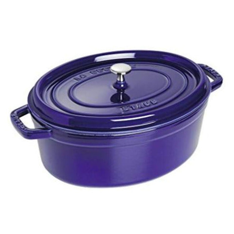 --DARK BLUE 8.5 QT OVAL COCOTTE