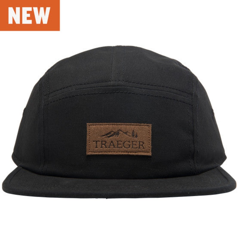 HAT-BLACK 5 PANEL ADJUSTABLE