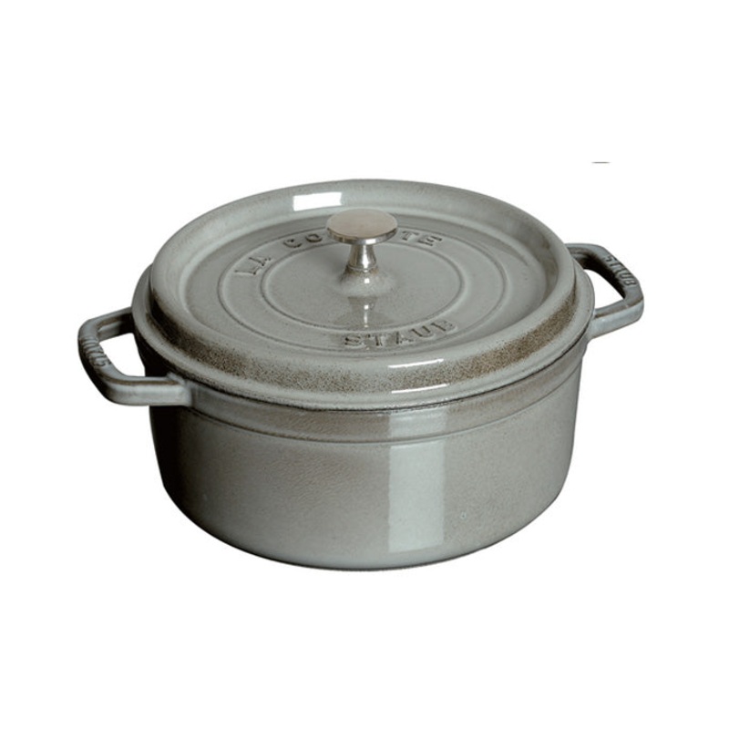 Staub Graphite Grey 5.5 QT Round Cocotte