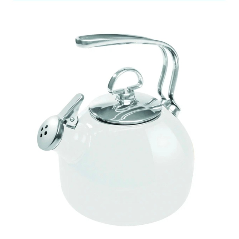 1.8 qt Glass White Kettle