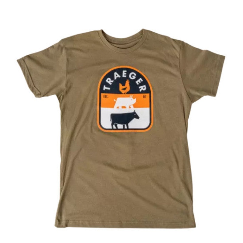 Animal Stack T-Shirt Green