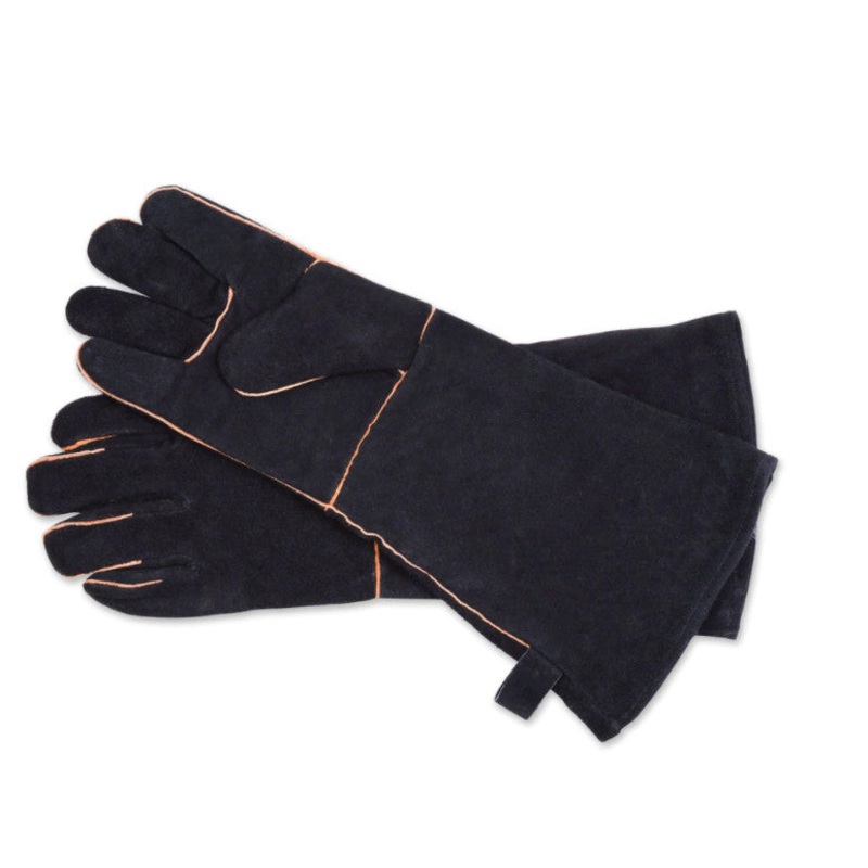 Black Leather Grill Gloves