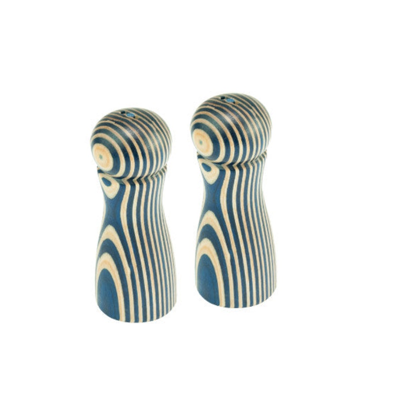 --Blue Pakka Salt & Pepper Shaker set