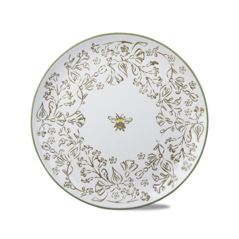 Green Multi Honeysuckle App Plate 8