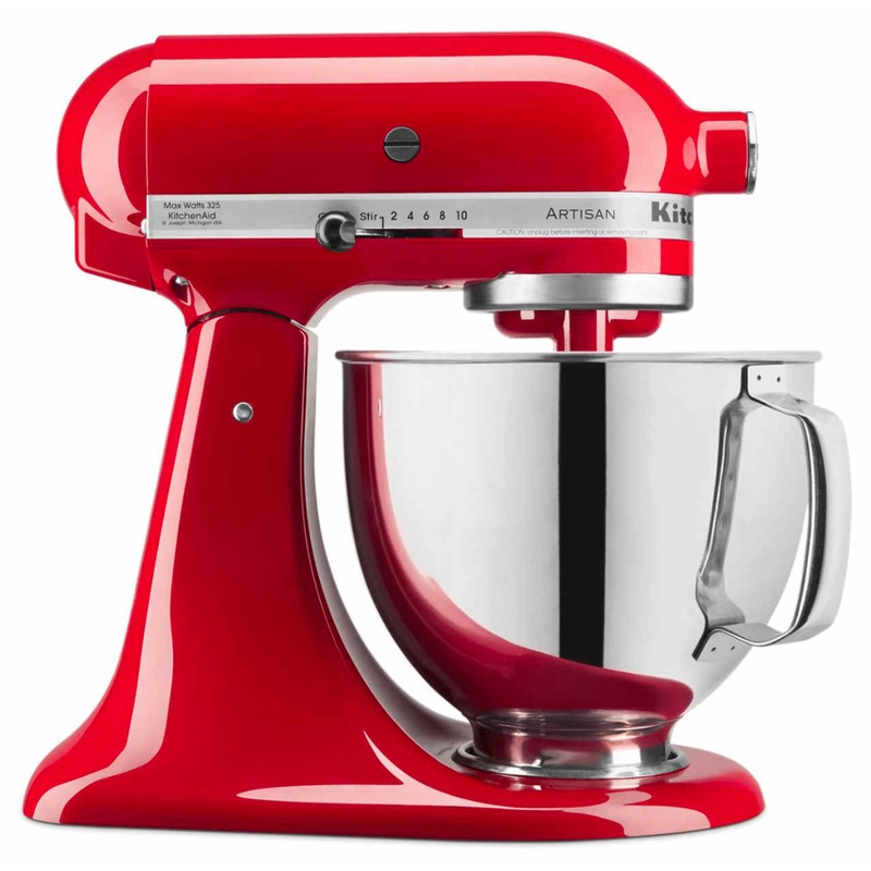 Passion Red Artisan 5Qt Stand Mixer