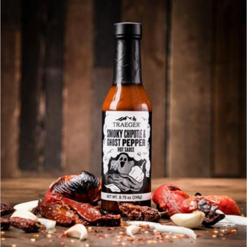 SMOKY CHIPOTLE & GHOST PEPPER HOT SAUCE