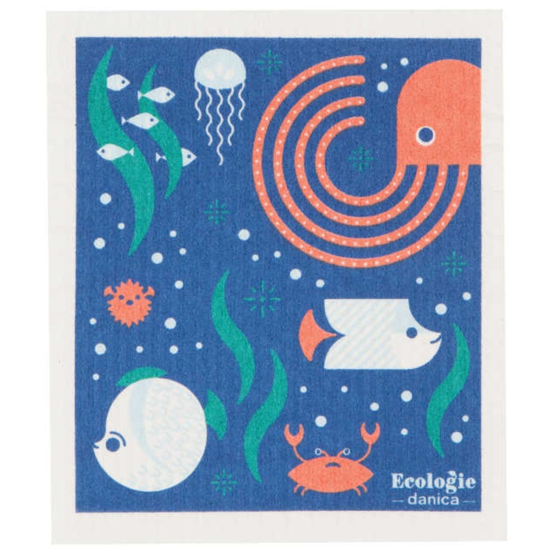 Swedish Dishcloth Under the Sea