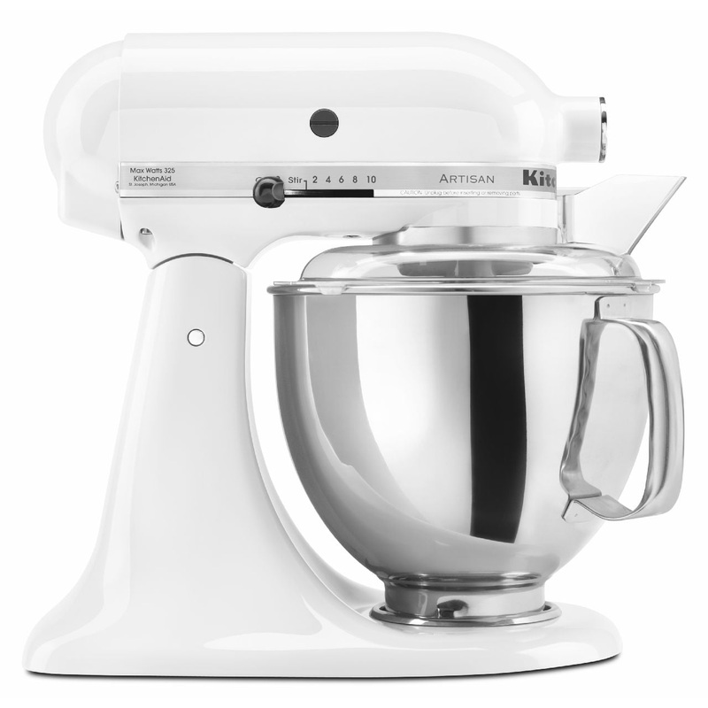 White Artisan 5Qt Stand Mixer