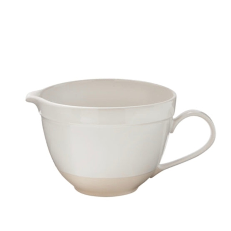 White Bowl With Handle