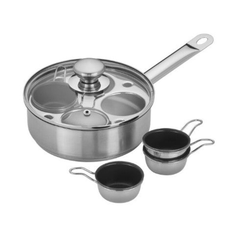 4 Cup SS Egg Poacher 1.5 qt