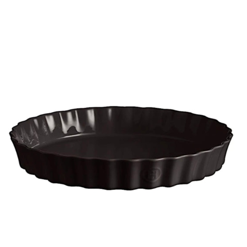 CHARCOAL Flan Dish - 12.6" x 2.2"