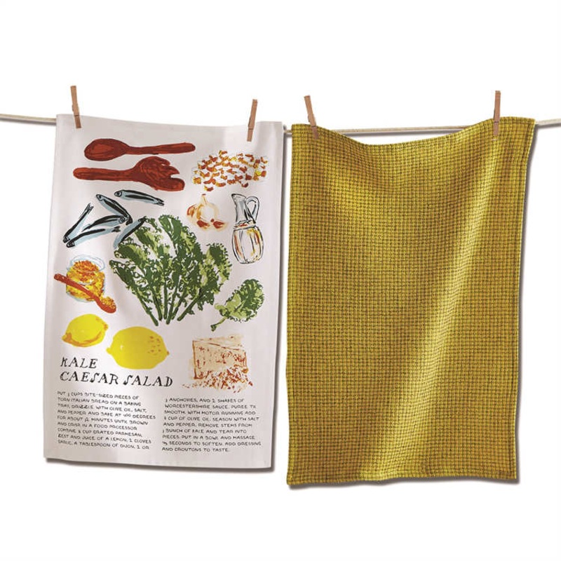 Kale Caesar Salad Towel Set/2