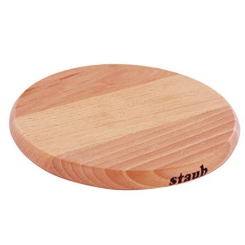 LARGE MAGNETIC WOODEN TRIVET 9" ROUND
