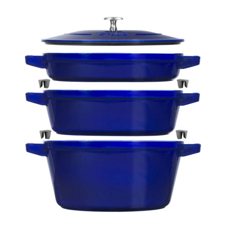 Stackable 4 pc Set Dark Blue
