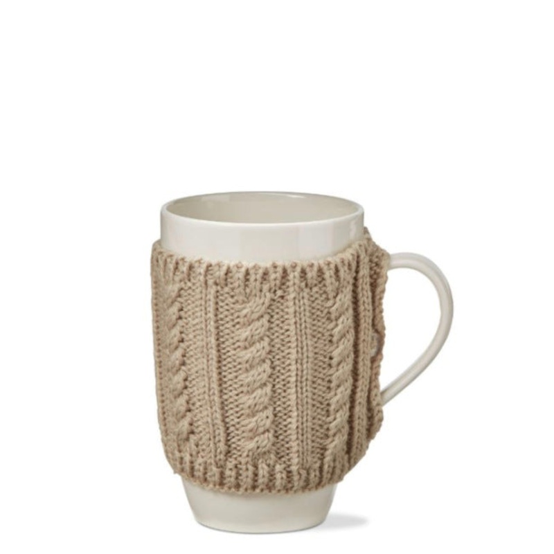 Warm Wishes Sweater Mug Taupe