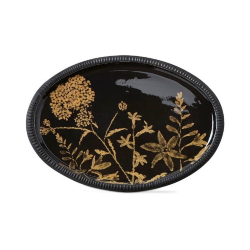 Black Field Flower Tray