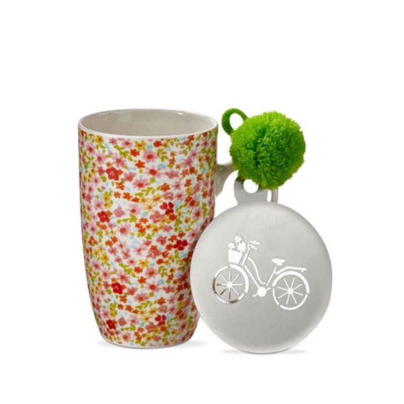 Fleurette Mug & Stencil Set