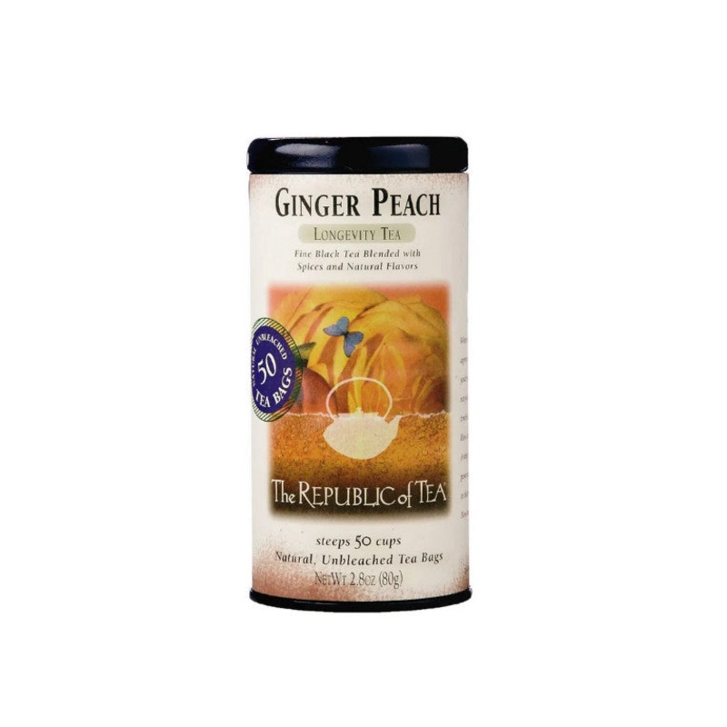 Ginger Peach Black Tea Bags 50