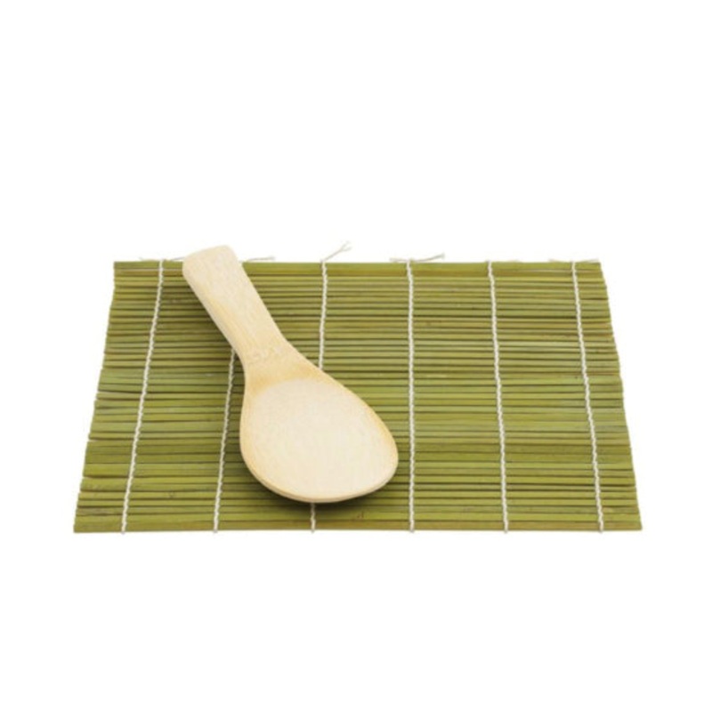 --Sushi Mat W/Paddle