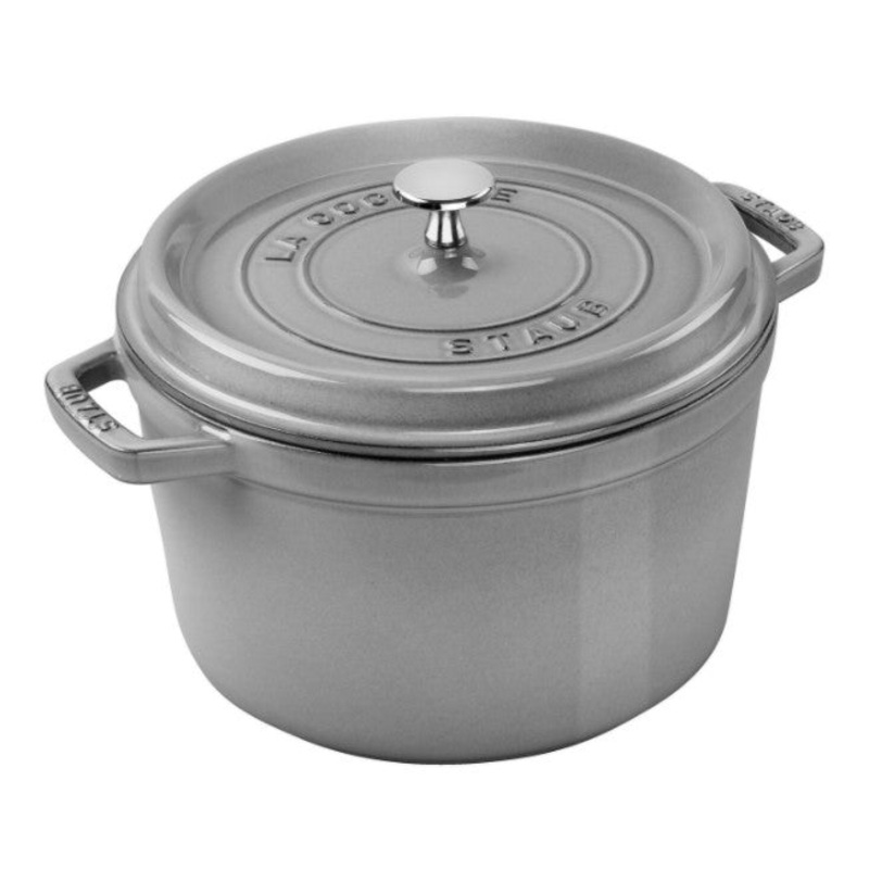 5 QT ROUND TALL COCOTTE GRAPHITE GREY