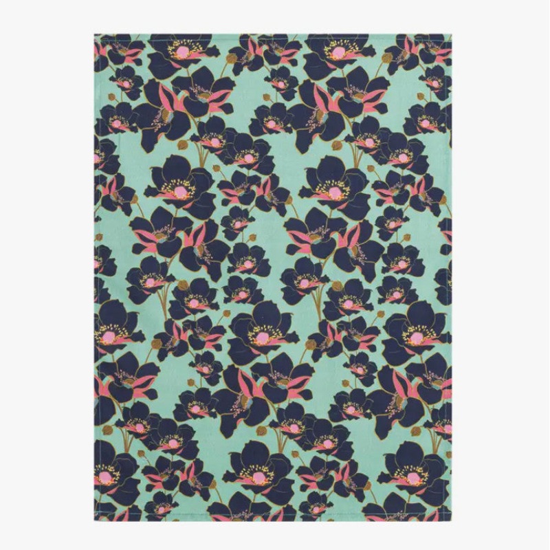 Big Petals Printed Kitchen Towel