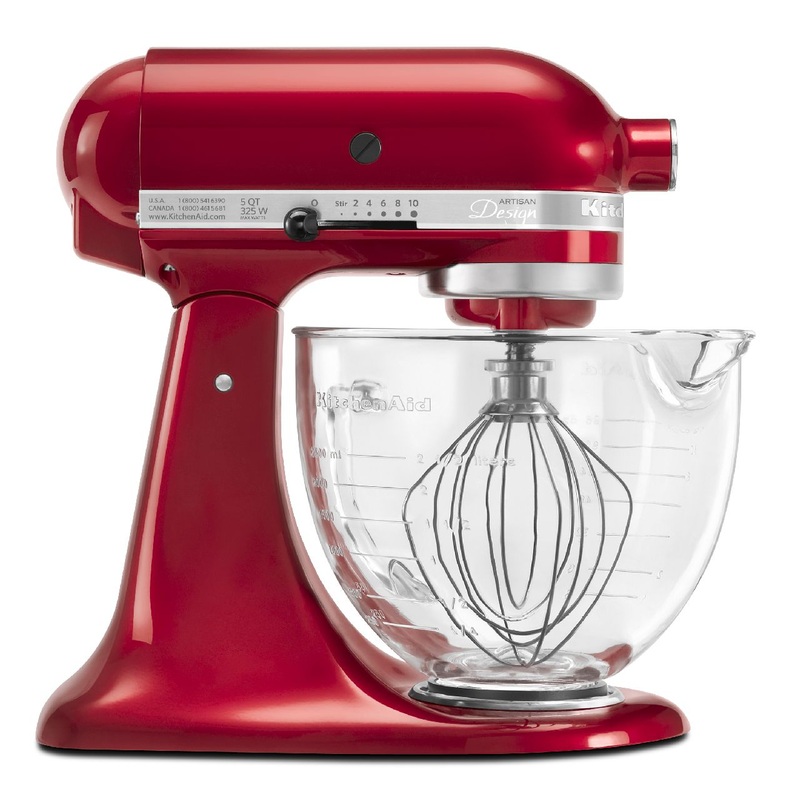 Candy Apple Glass Bowl 5Qt Stand Mixer
