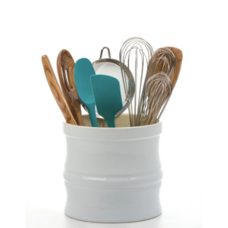Oversize White Tool Crock